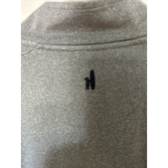 Johnnie-O Men's XXL Gray 1/4 Zip Long Sleeve Performance Shirt Polyester Spandex - Picture 6 of 9